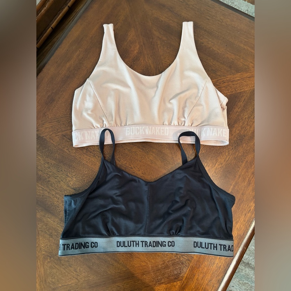 Women’s Duluth Trading Co bras. 2/$15.